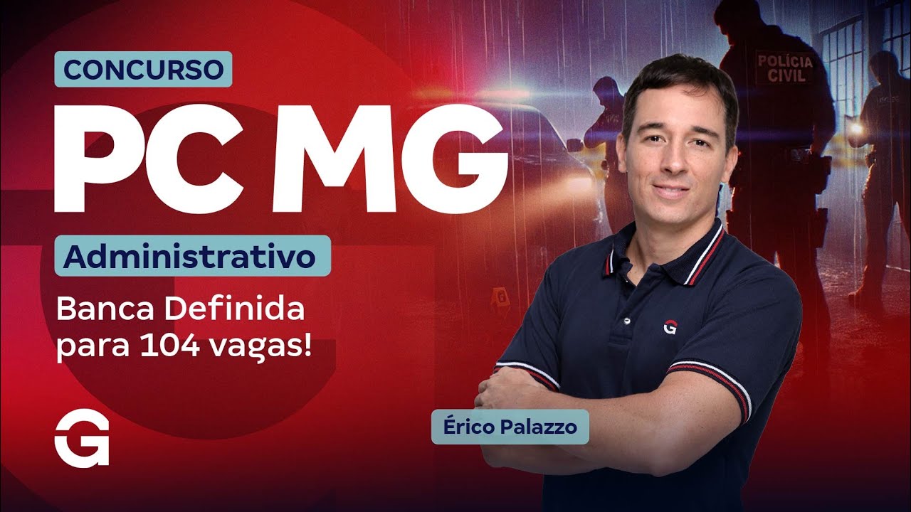 Concurso PC MG Administrativo: Banca Definida para 104 vagas! Termo de Refer&ecirc;ncia Publicado!