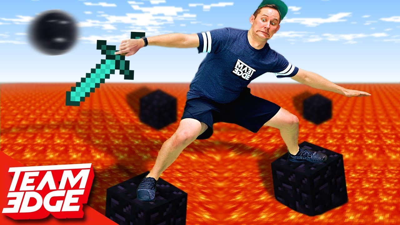 Minecraft Floor Is Lava Challenge!!
