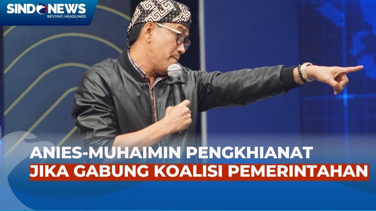 Refly Harun Akan Sebut Anies-Muhaimin Pengkhianat Jika Gabung Pemerintahan Prabowo-Gibran