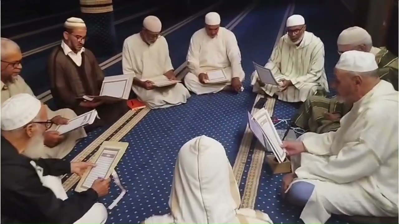 - قراءة حرمي جماعية لاواخر سورة القصص وبداية سورة العنكبوت