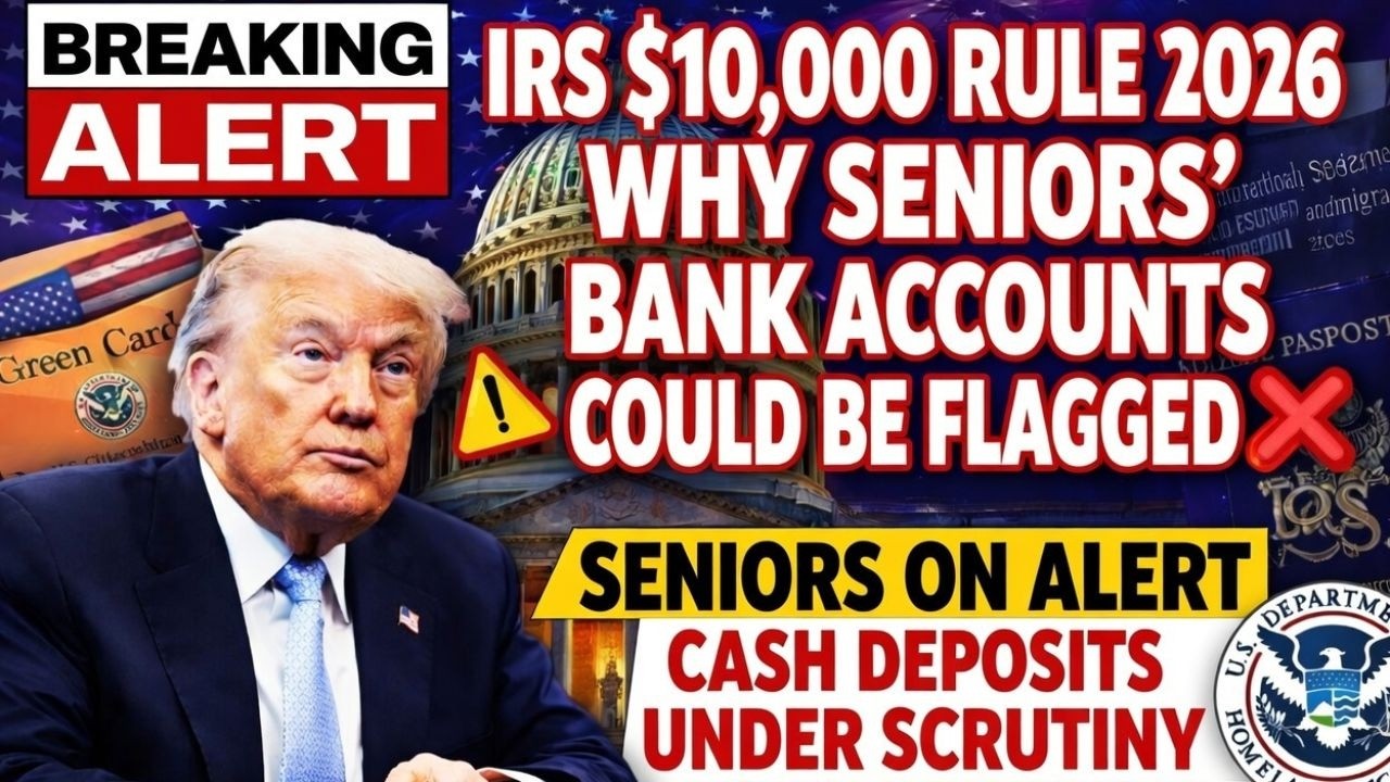 IRS $10,000 Rule 2026: Why Seniors&rsquo; Bank Accounts Could Be Flagged