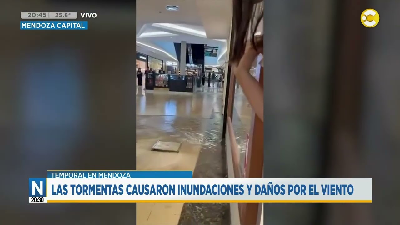 Mendoza: tormentas causaron inundaciones y daños por el viento | N20:30 | 30-01-2026