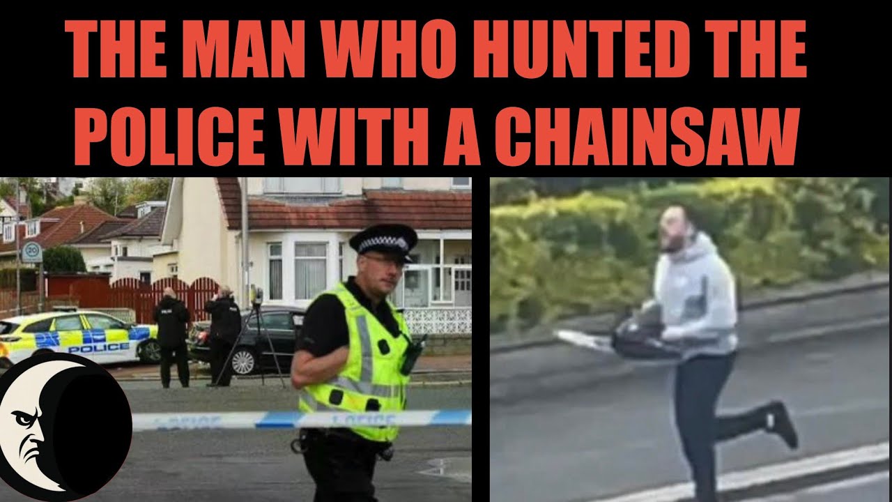 “Like a Horror Film” The Albanian Chainsaw Attacker, rammed a Squad Car, then came the Chainsaw.
