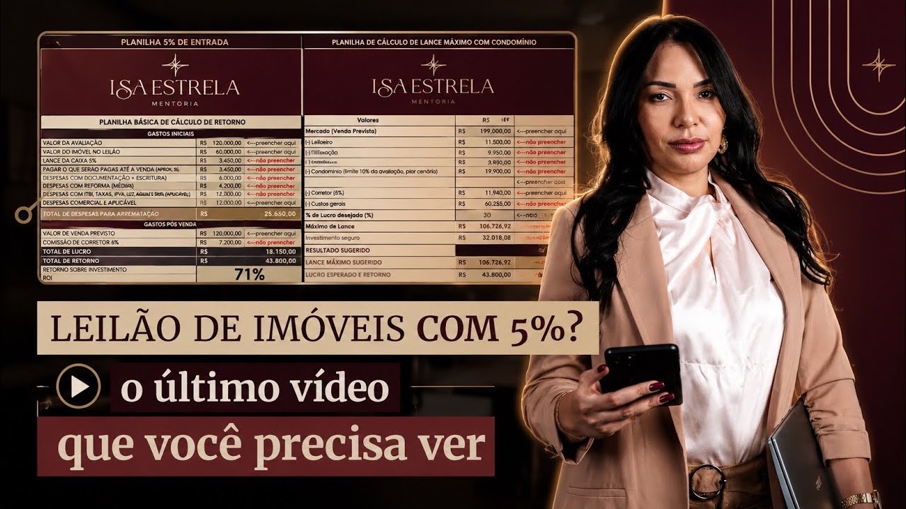 O ÚLTIMO vídeo que você precisa ver antes de investir em leilões de imóveis!