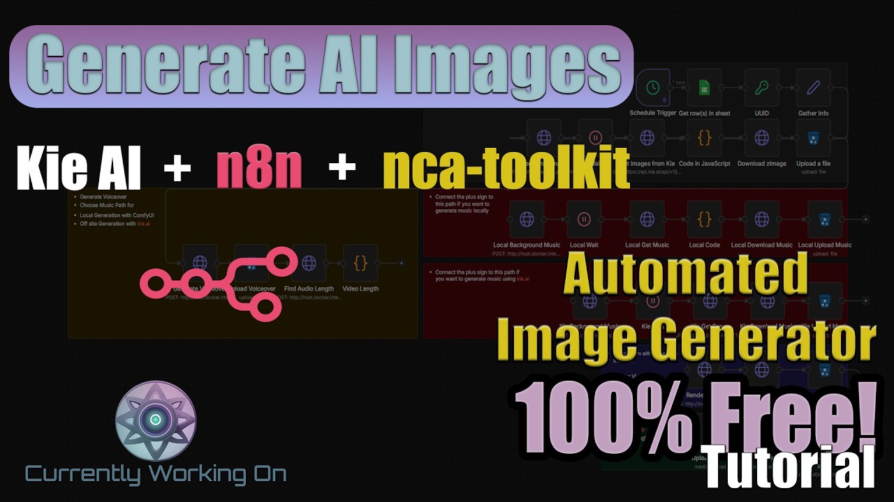 How I Generating Images 10x Cheaper - Image Automation Generator - Kie AI + n8n