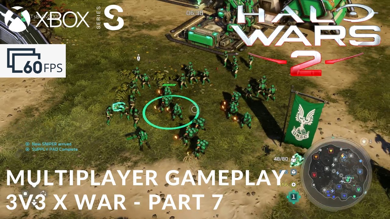 Halo Wars 2 |  3v3 X War - Deathmatch Gameplay (Xbox Series S)