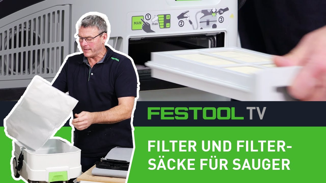 Der richtige Filter und Filtersack für deinen Sauger (Festool TV Folge 285)