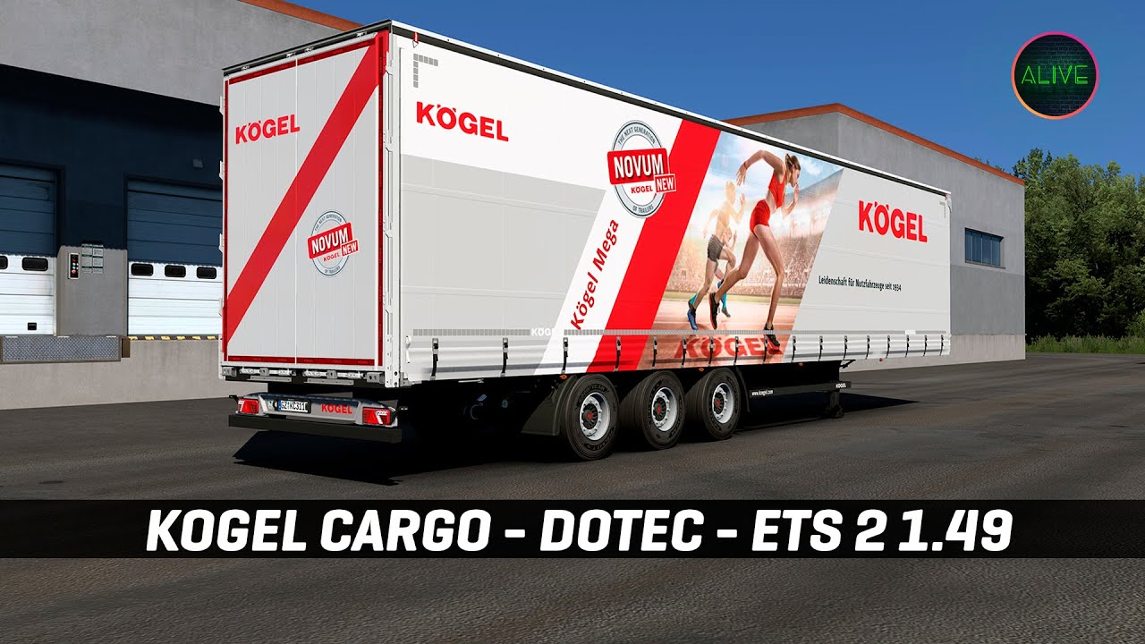 KOGEL CARGO (Dotec) - ОБЗОР МОДА #ETS2 1.49
