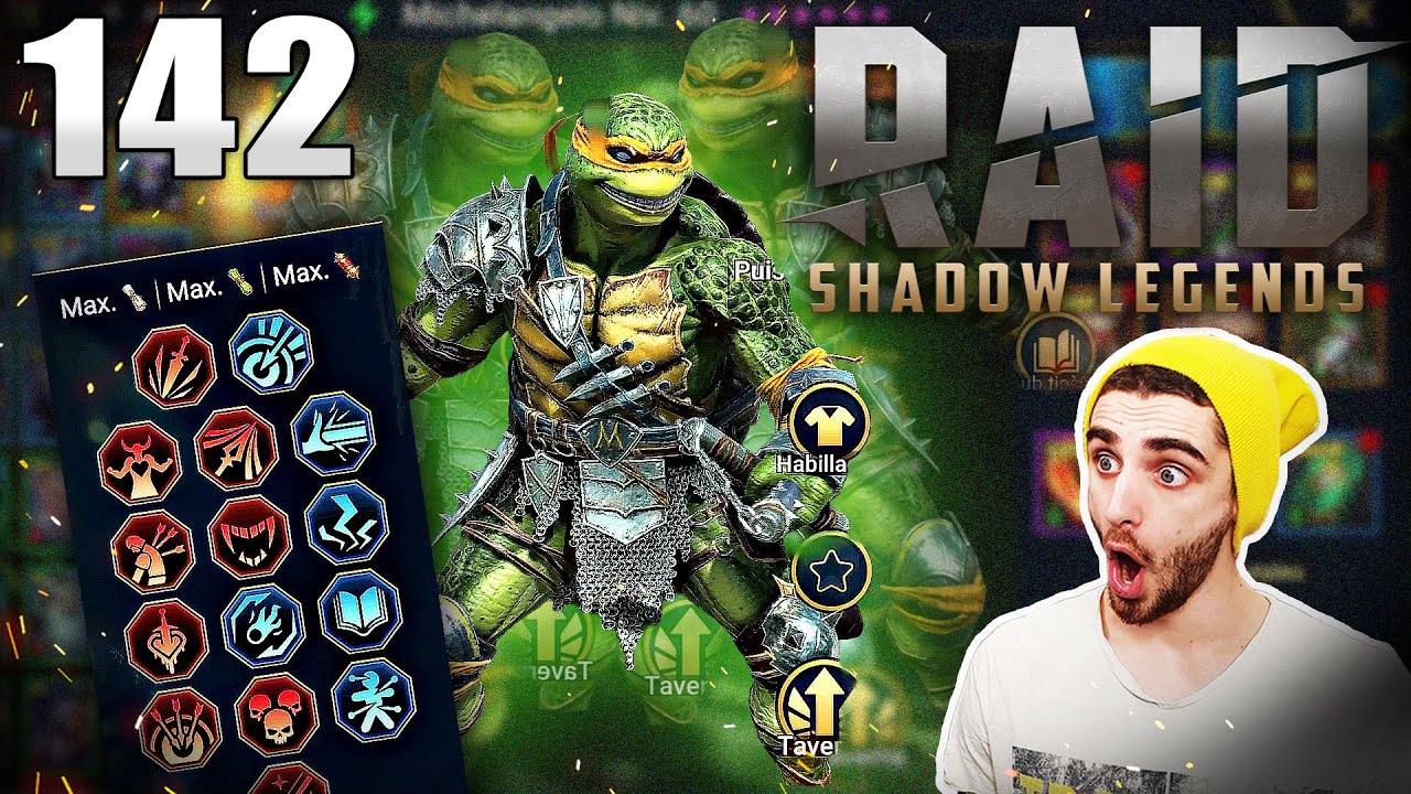On débloquer les Meilleures MAÎTRISES pour Michelangelo 🔥 [#142] Défi Raid Shadow Legends