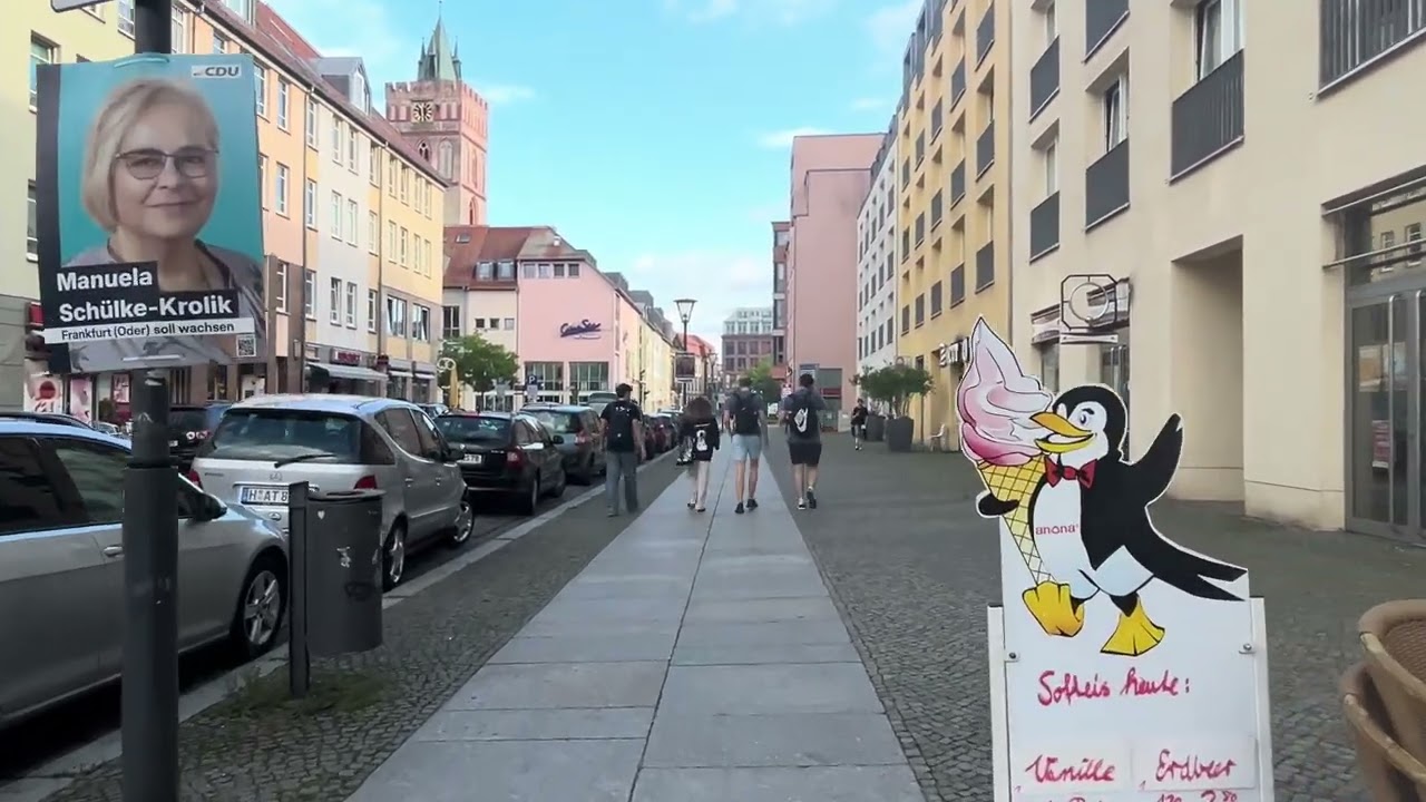 Frankfurt (Oder), Germany : فرینکفرٹ (اوڈر) کی گلیوں میں ایک دن,  फ्रैंकफर्ट (ओडर) की यात्रा
