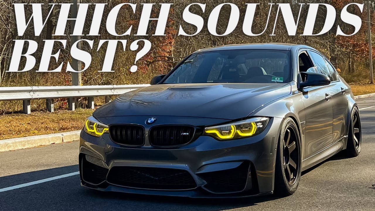Подборка выхлопных систем BMW F80 M3 — все настройки, которые я использовал, СО ЗВУКОВЫМИ КЛИПАМИ!