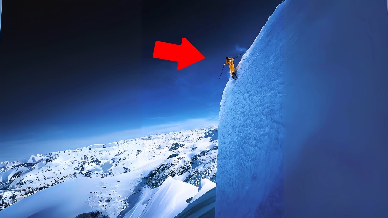 Descidas INCR&Iacute;VEIS de Esqui na Neve Gravadas pela GoPro
