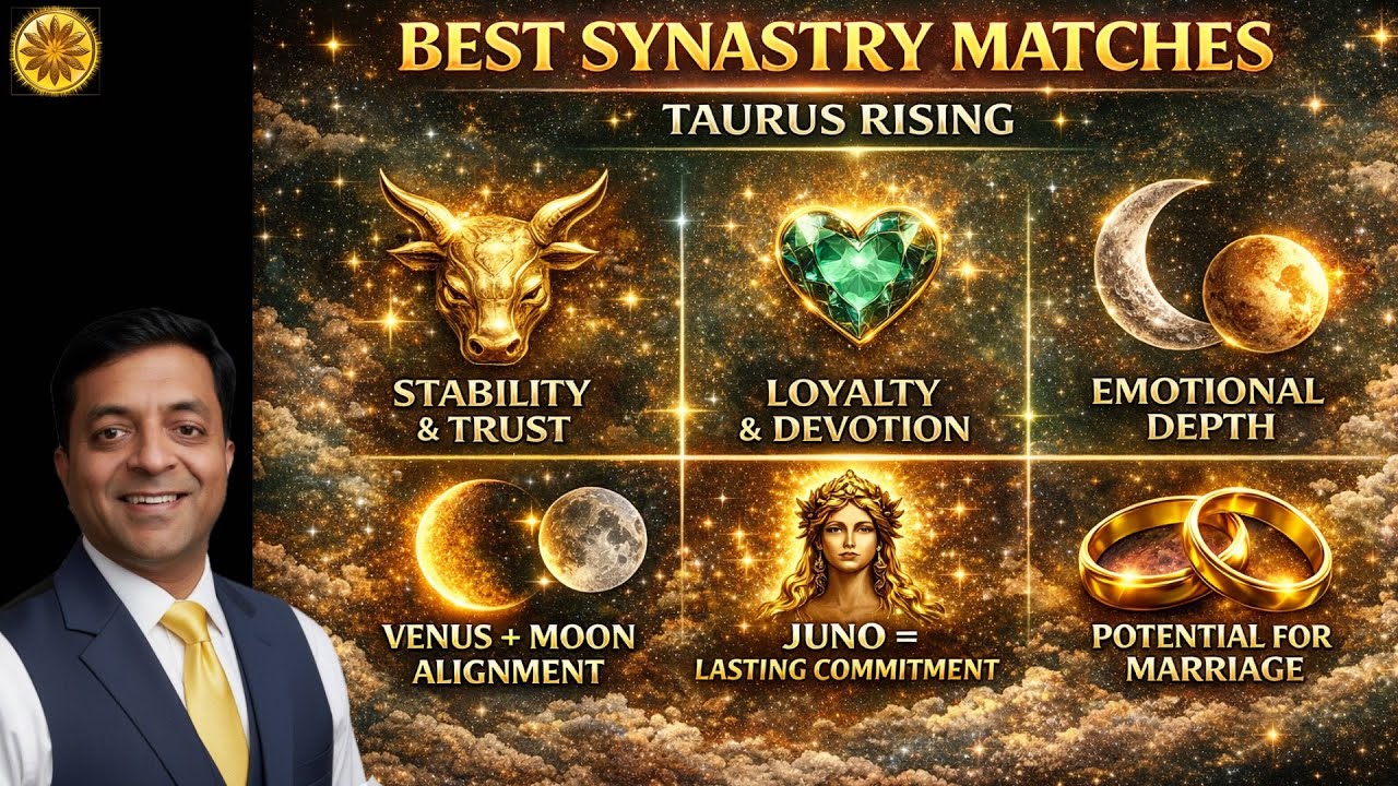 Earth Rising Synastry | Best Juno, Venus & Moon Combinations | Marriage & Long-Term Compatibility