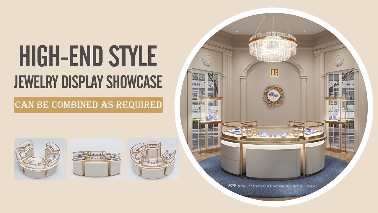 New Luxury Jewelry Display Case