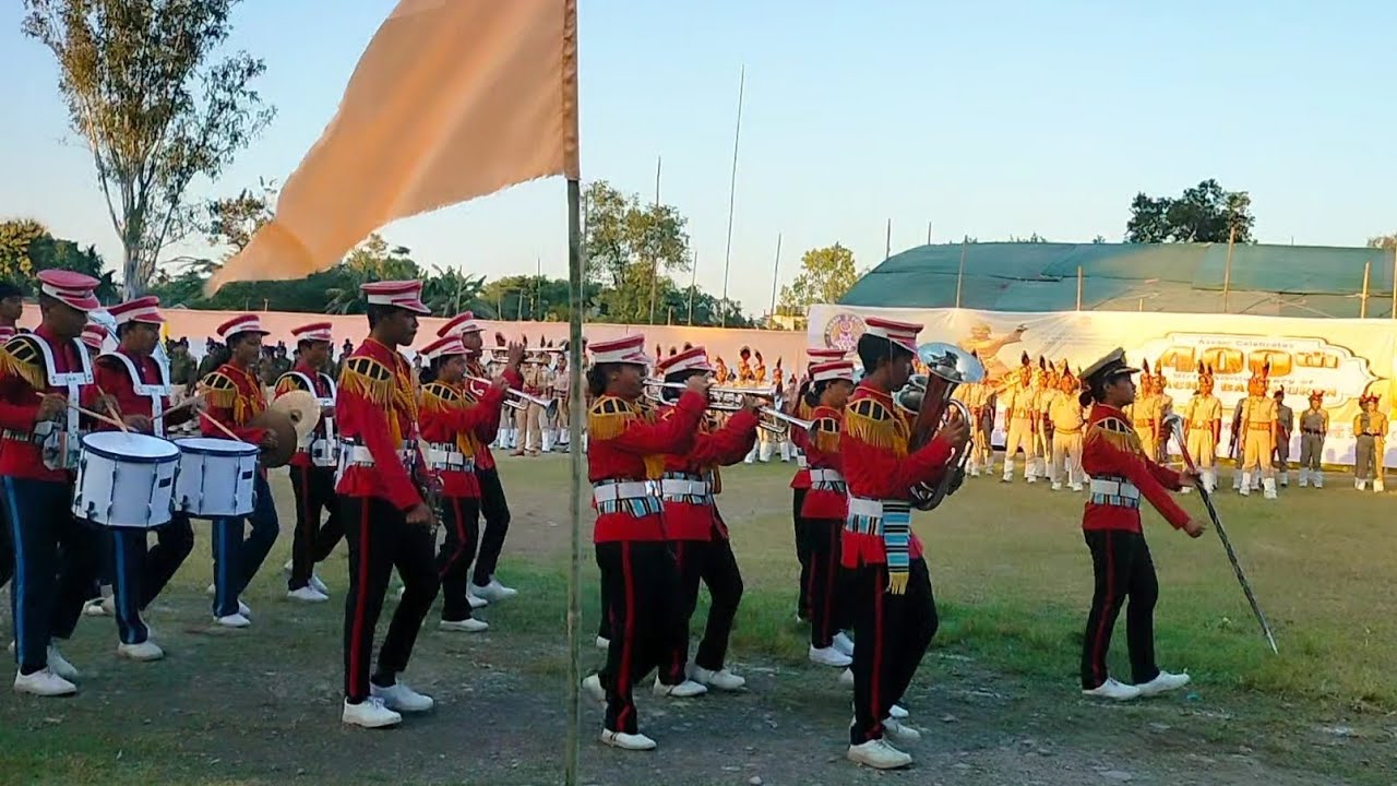 Band Performs By SFS Dhemaji #schoolband #bandparty #celebration #assampolice