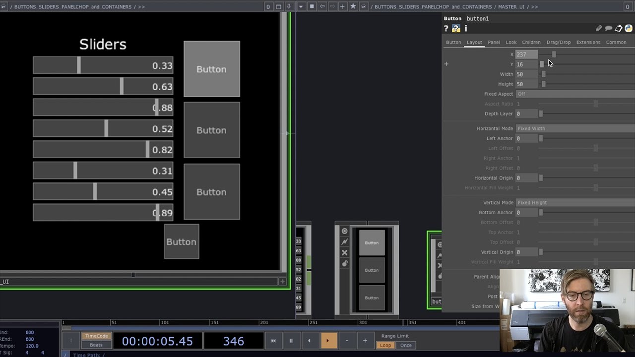 UI Part 1: Buttons, Sliders, Containers