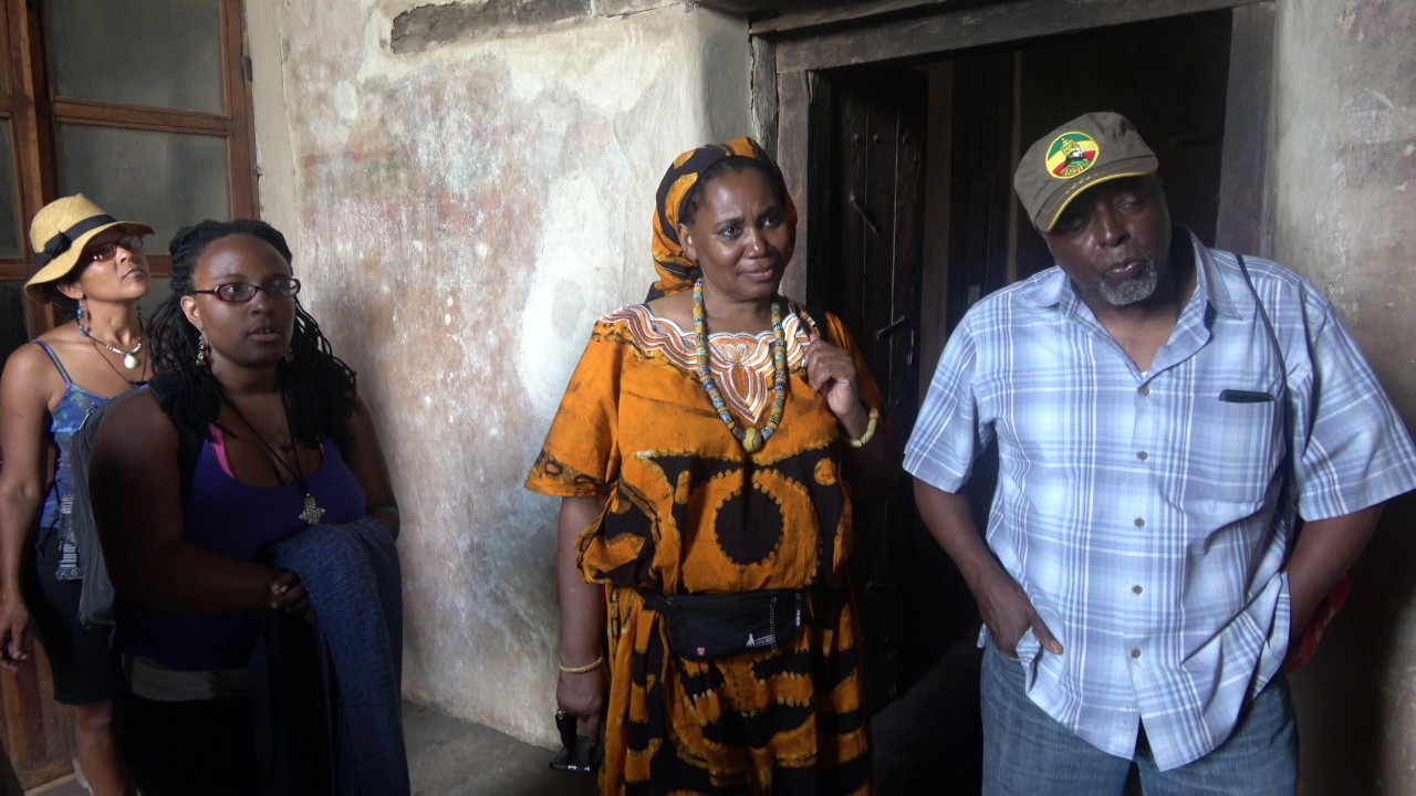 Inside Emperor Fasilides' Castle at Gondar City - Ethiopia May 2017