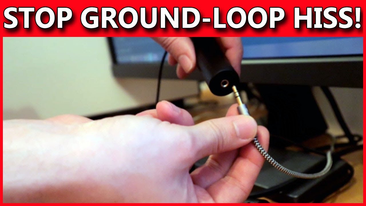 Using a cheap Ground Loop Noise Isolator to remove horrible hissing!