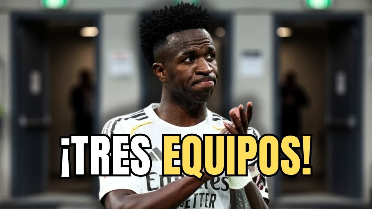 💣💣¡ESTOS son los 3 EQUIPOS que están INTERESADOS en VINICIUS y el brasileño RESPONDE!