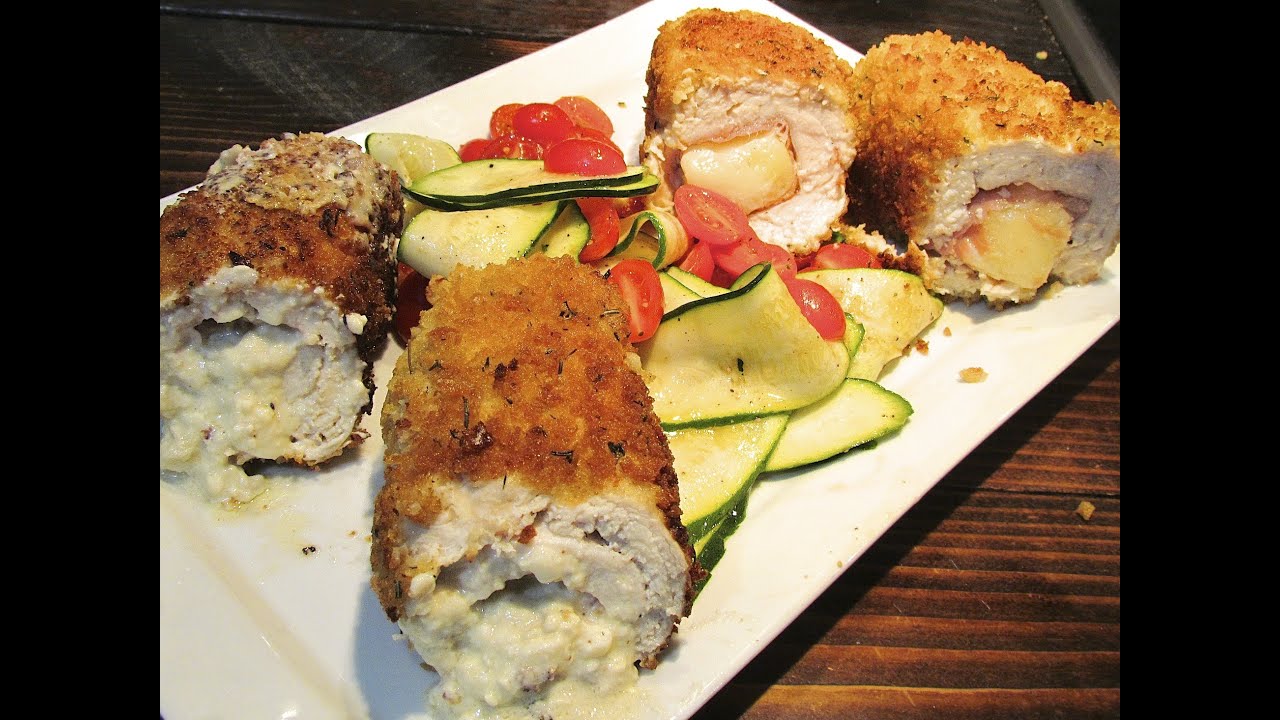 Stuffed Chicken Breasts aka Chicken Cordon Bleu