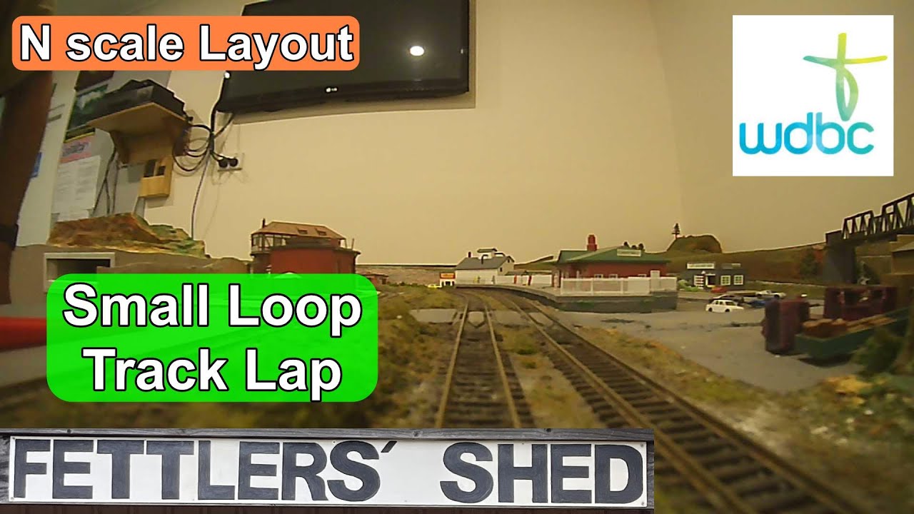 128. BNSF 722 Warbonnet Pushes N Scale Camera Car – Small Loop Track Lap (30/10/2025)