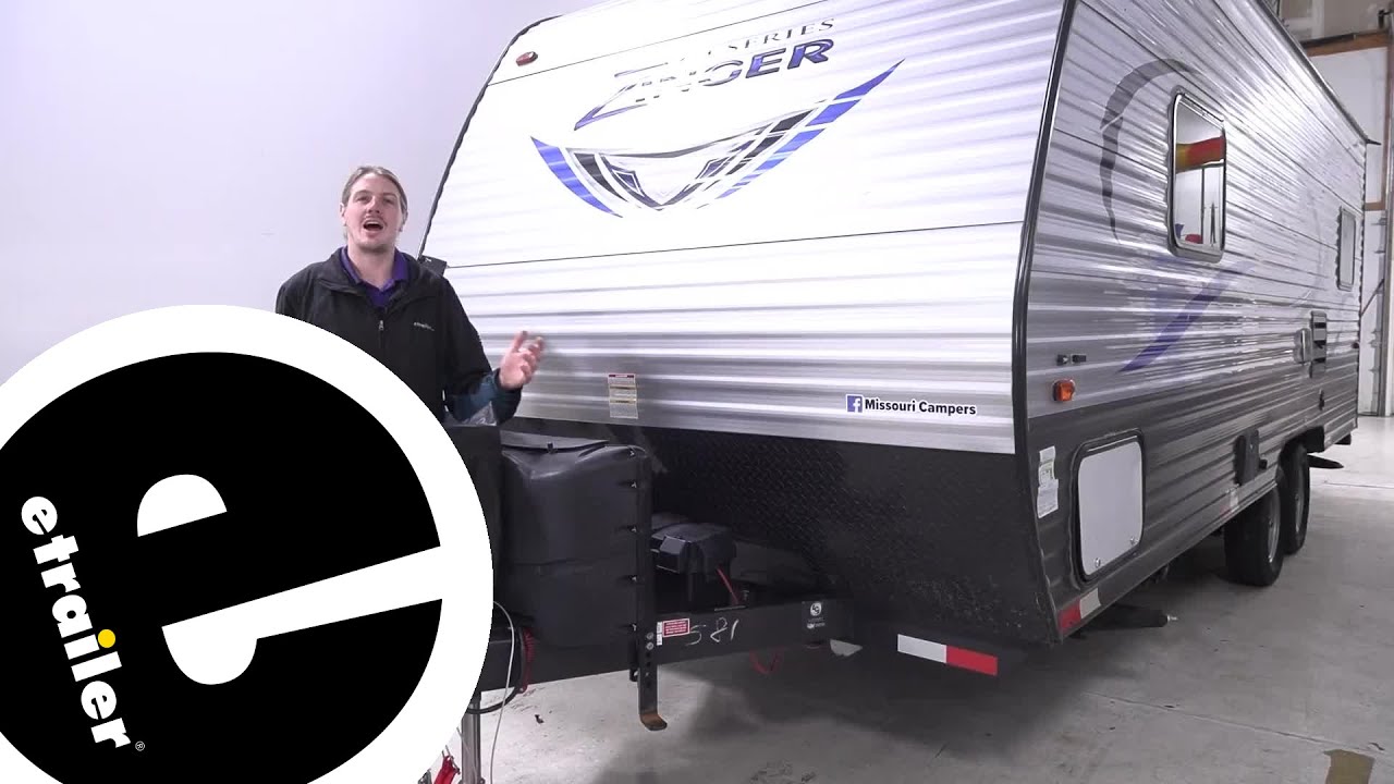 Set up: Bright Way Deep Cycle RV or Golf Cart Battery on a 2017 CrossRoads Zinger Travel Trailer