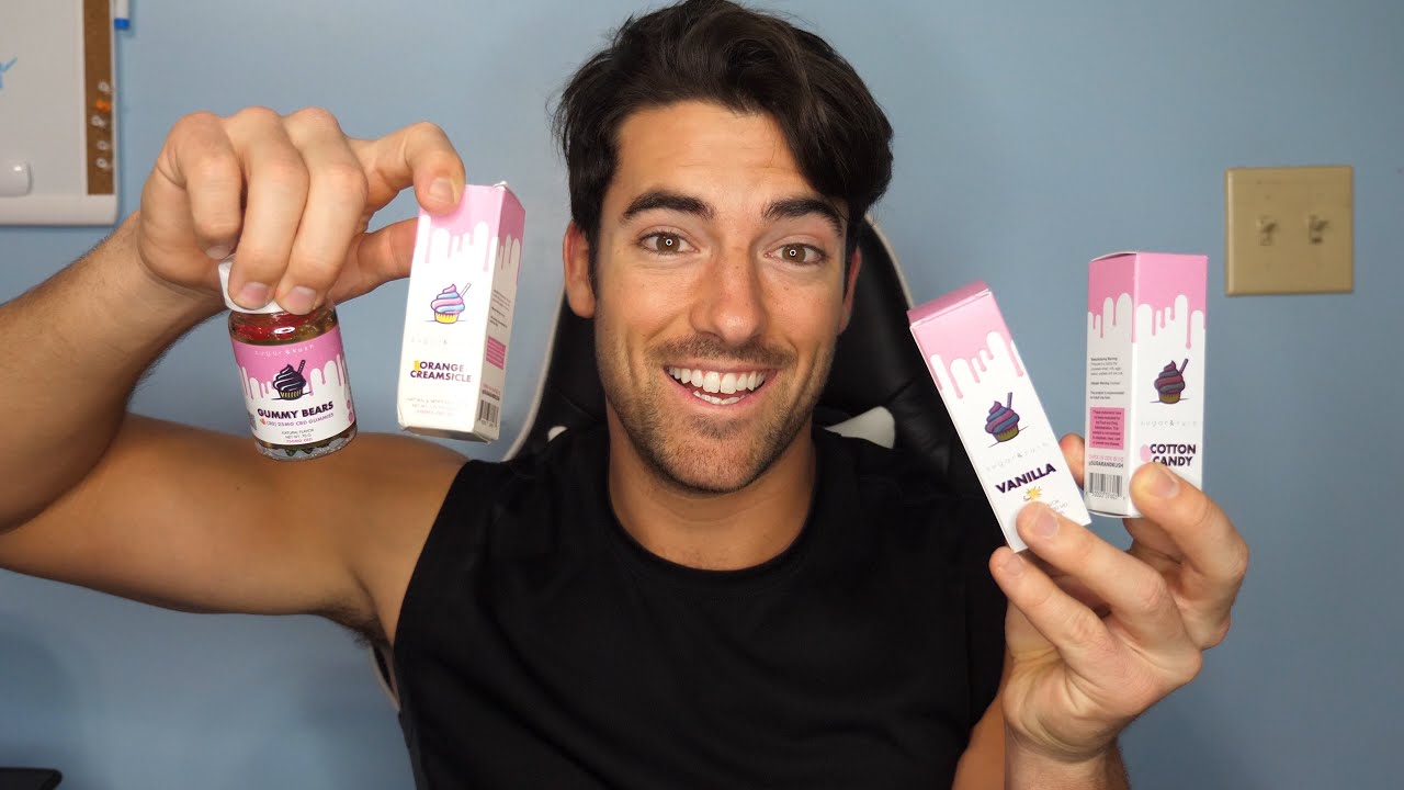 Sugar and Kush CBD Drops and Gummy Bear Review!!