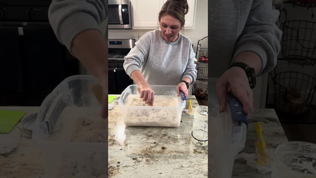 Make two loaves of sourdough bread with me! 