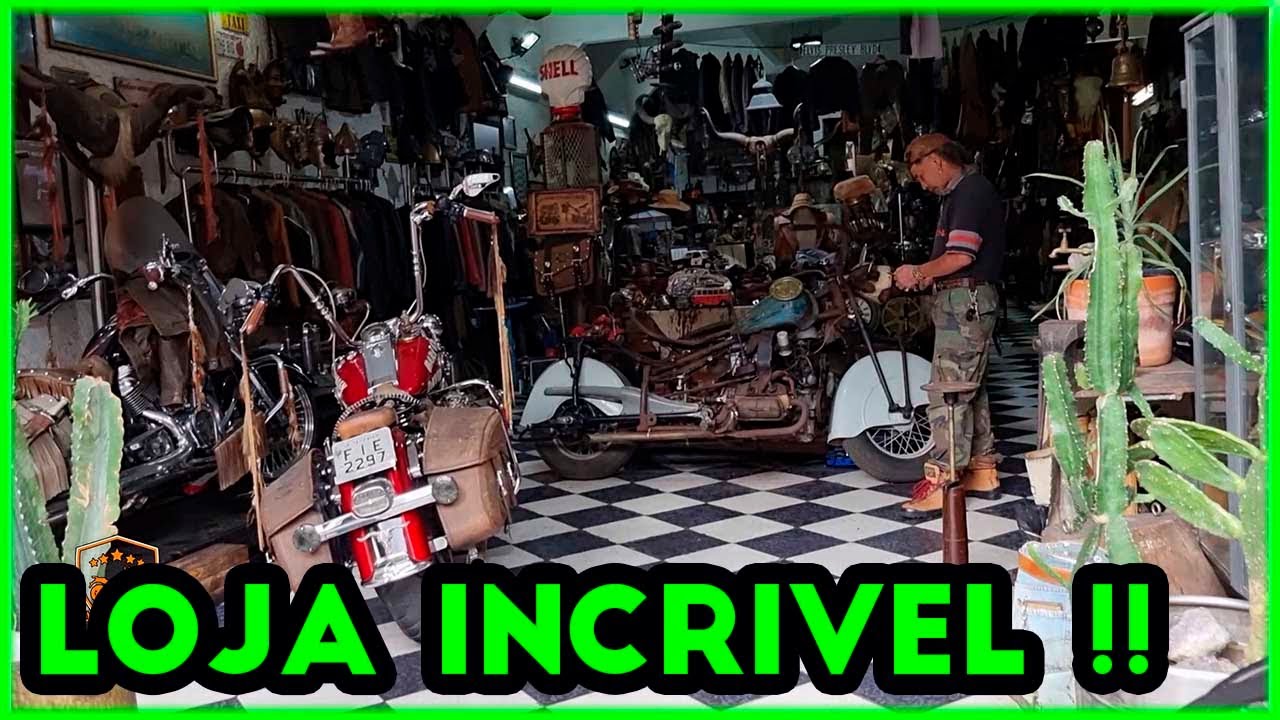 LOJA INCRIVEL DE ACESSORIOS DE MOTOS CUSTOM EM SP