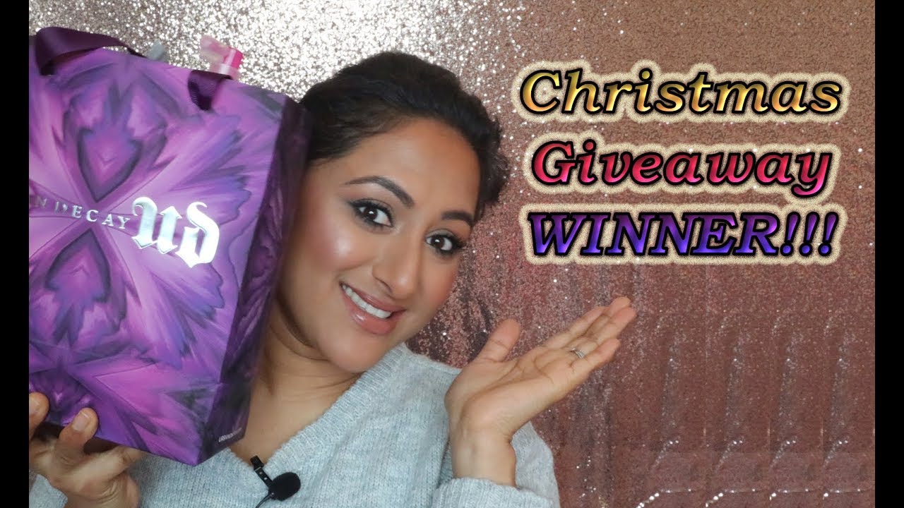2018 Christmas Giveaway Winner ** B Beautiful by Binita **