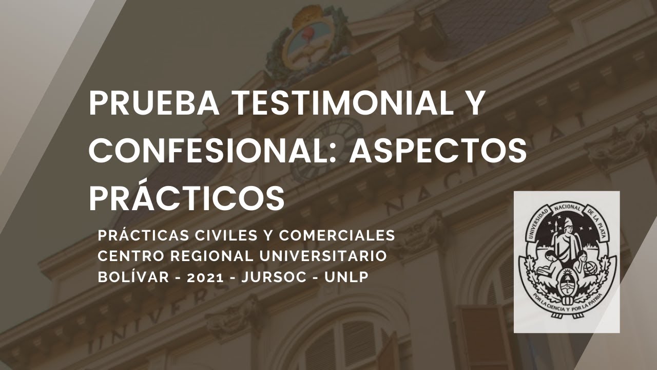 Prueba testimonial y confesional. Vista de causa. Aspectos prácticos