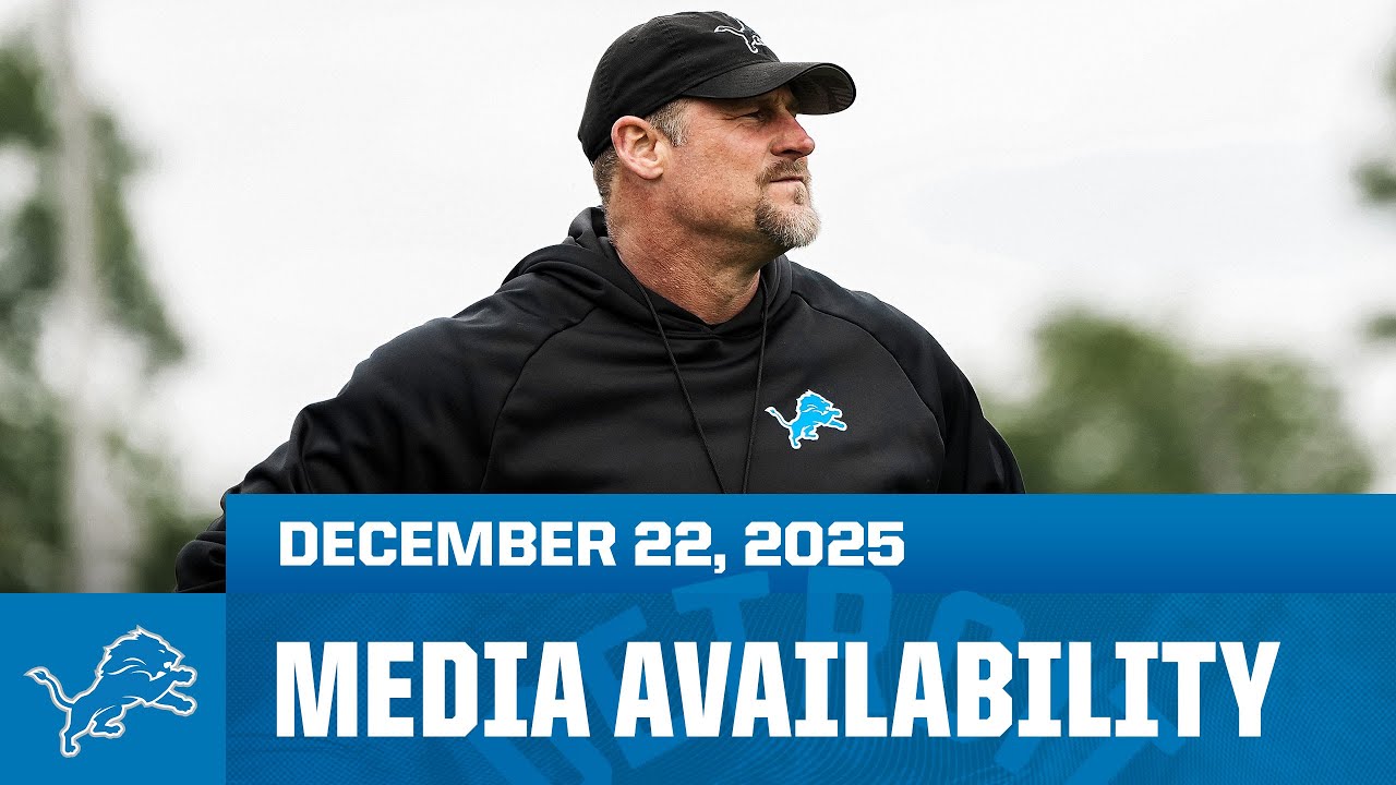 Dan Campbell Press Conference | Dec. 22, 2025