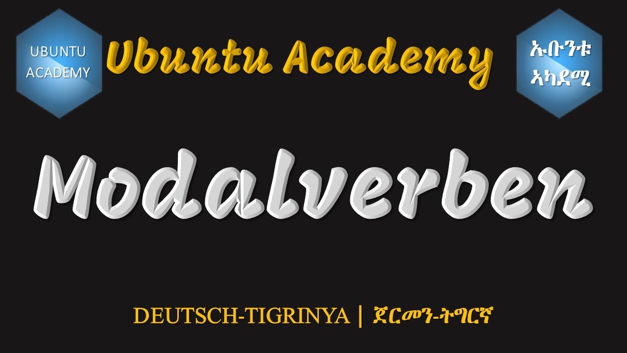 Modalverben | Deutsch-Tigrinya