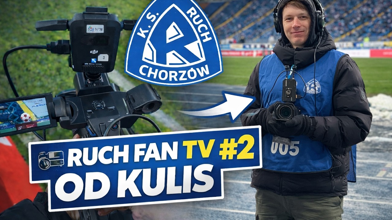 Jak wygląda praca operatora kamery na Stadionie Śląskim? 🎬 Kulisy pracy w Ruch Fan TV #2