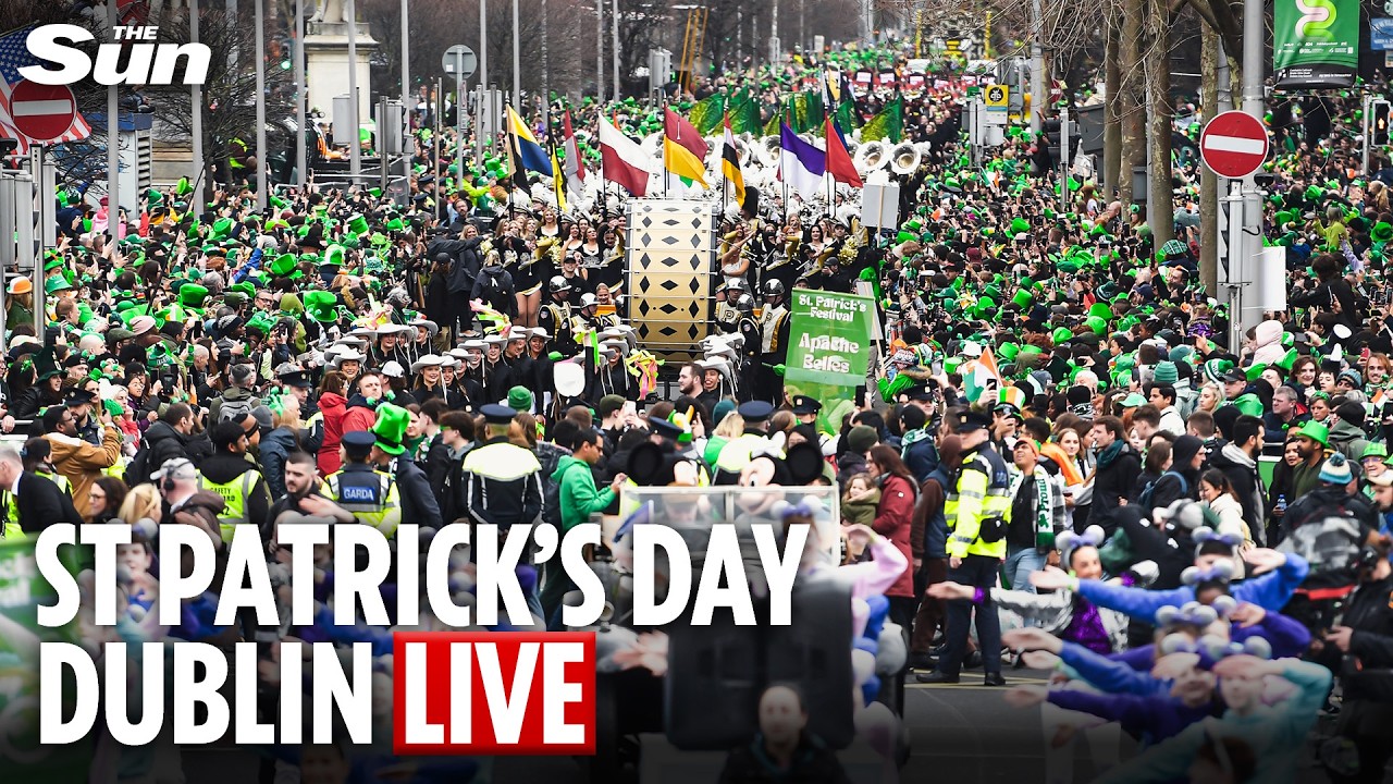 LIVE: St Patrick's Day parade takes place in Dublin
