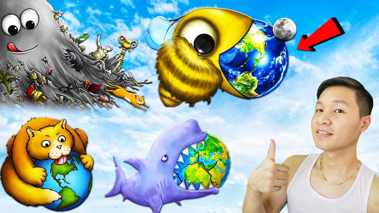 MUA HẾT TẤT CẢ ĐỘNG VẬT ĐỘT BIẾN VIP NHẤT ĂN CẢ TRÁI ĐẤT CỦA TASTY PLANET FOREVER