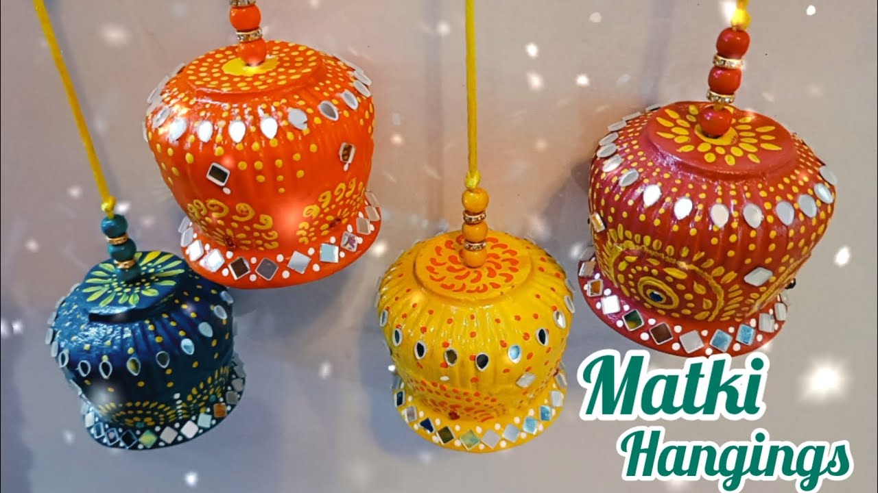 DIY Diwali Decor: Matki Wall Hanging | Easy DIY Wall Hanging for Diwali | Wall Hanging craft ideas