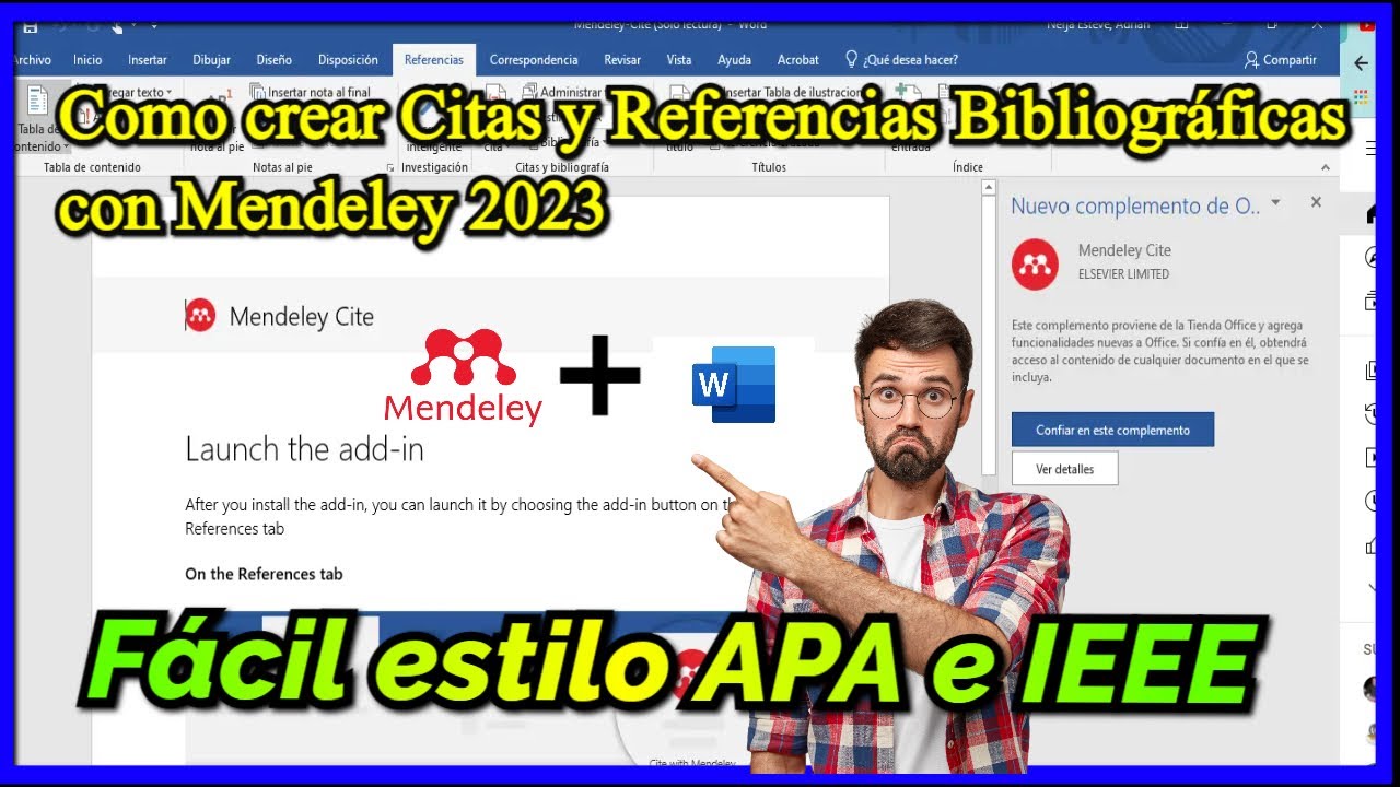 ✅ Como Gestionar Citas y Referencias Bibliográficas con MENDELEY 2023 en WORD, Fácil y rápido ✅