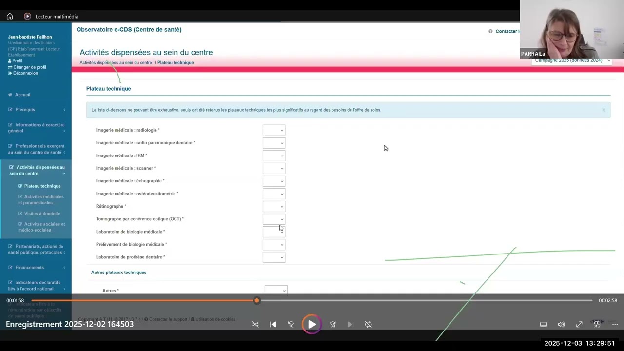 Webinaire ATIH CDS 03/12/2025, partie 2 : Présentation de la plateforme ATIH