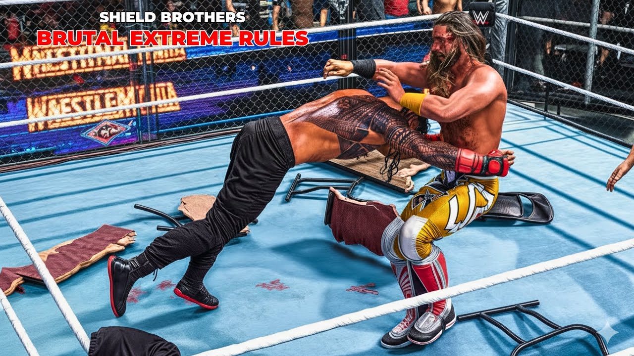 Roman Reigns vs Seth Rollins – Extreme Rules Match | WWE 2K25 Ultra Realistic Gameplay