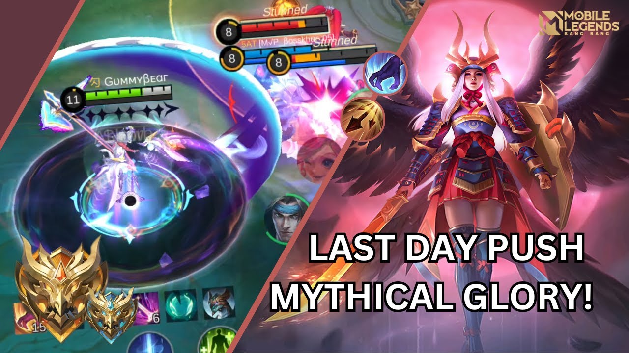 LAST DAY SOLO RANK PUSH TO MYTHICAL GLORY! (Freya Jungle & EXP Gameplay) | Mobile Legends