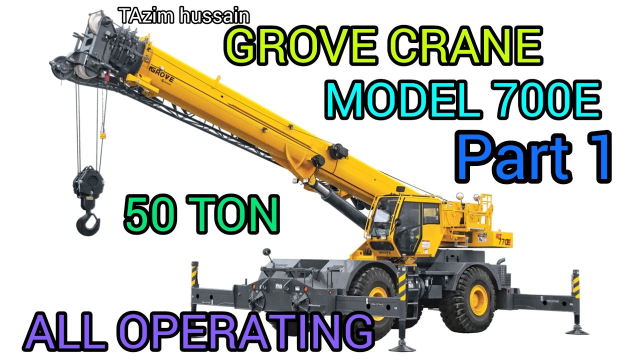 GROVE  CRANE  R T 700E  .50 TON