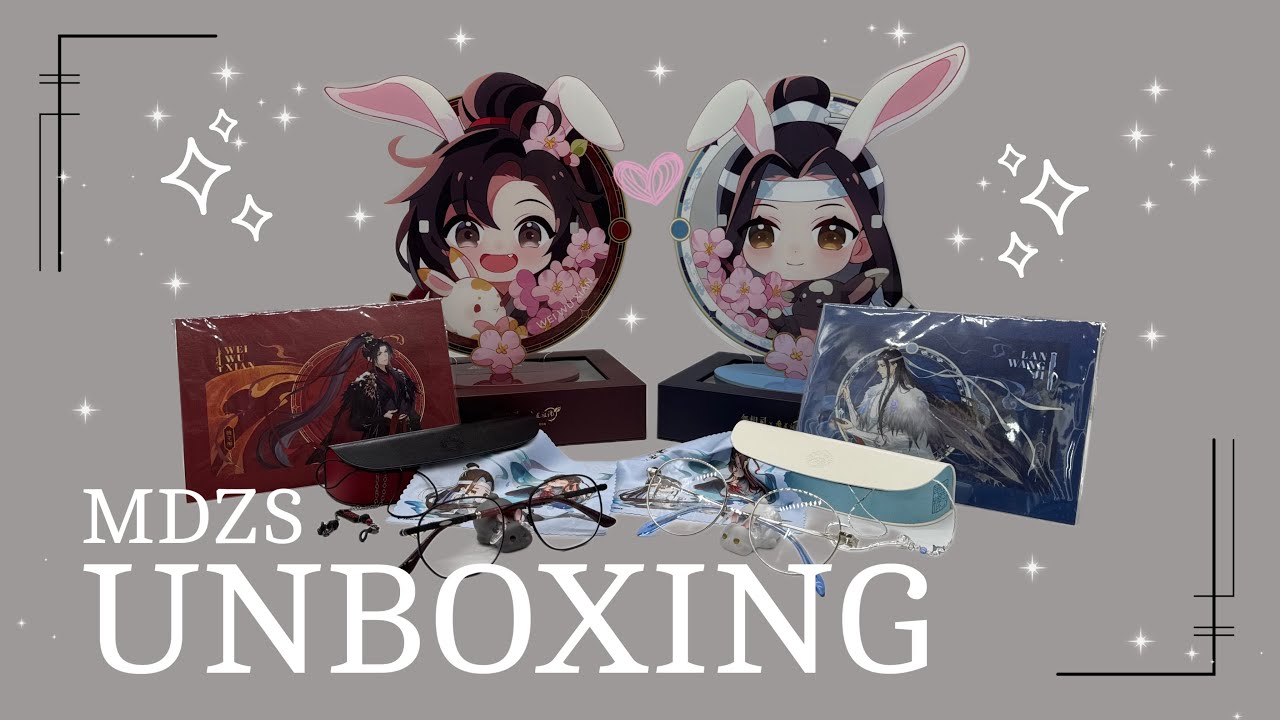 [Mo Dao Zu Shi] : Wei Wuxian & Lan Wangji Glasses | UNBOXING