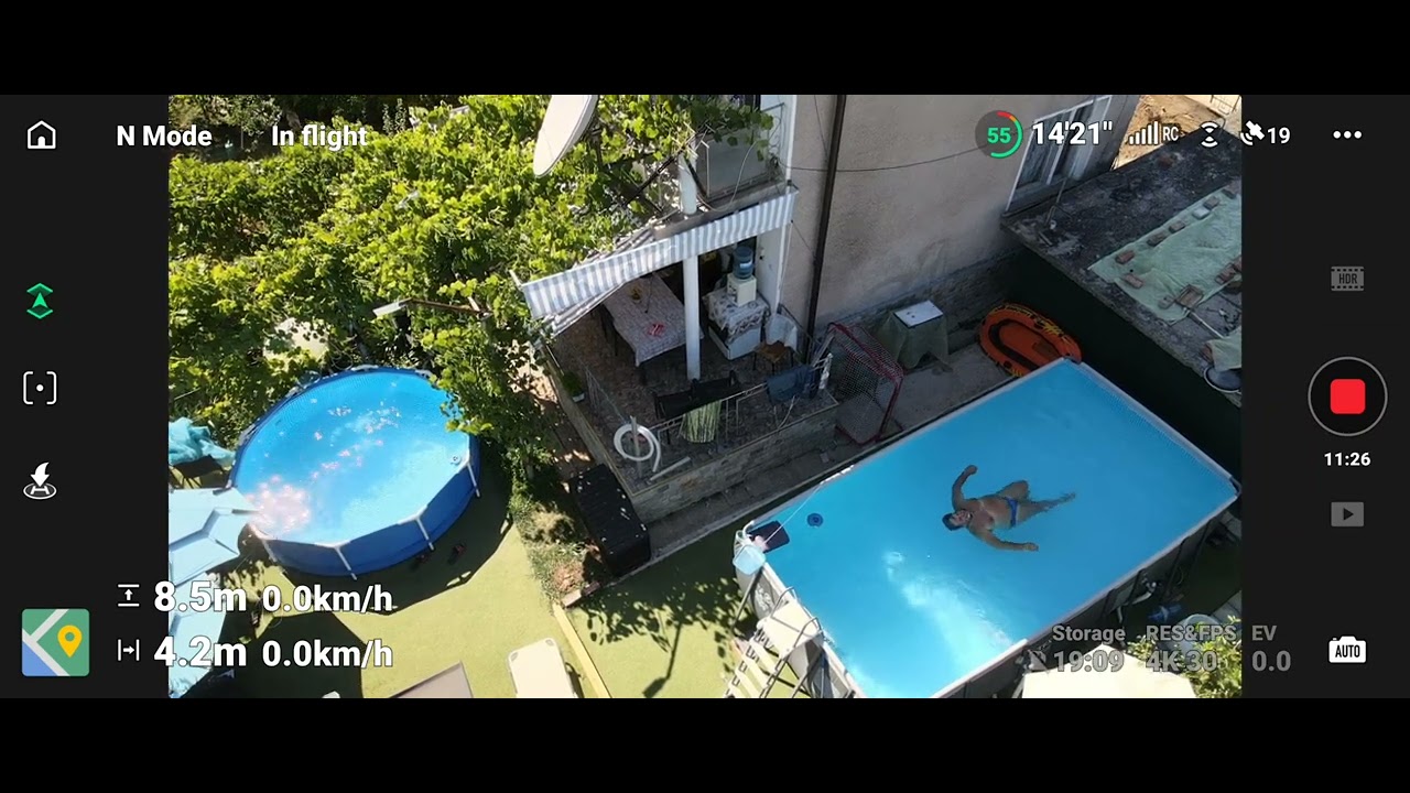 Pools, DJI Mavic Air 2, ScreenRecord from Sony Xperia 1 II, 04.07.2025