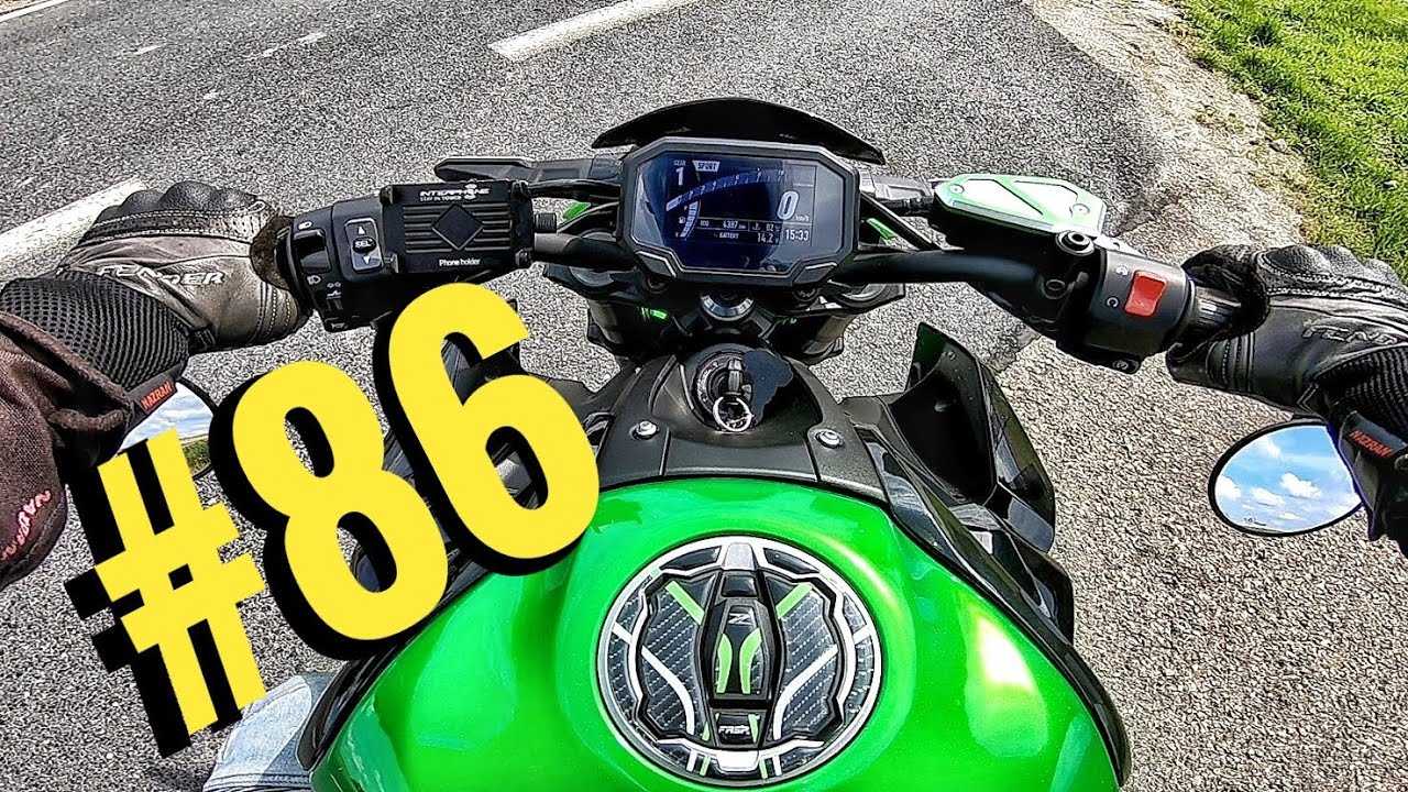MotoVlog #86 - Kawasaki Z900 / Trochu Ostřejší Jízda / Smrdí Brzdy