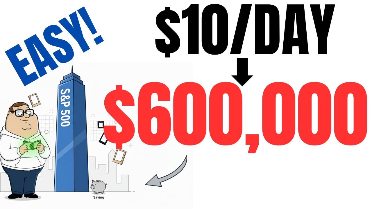 The Easiest Way to $600,000 Starting with $10 | How $10/Day Becomes $600K: The Math Explained