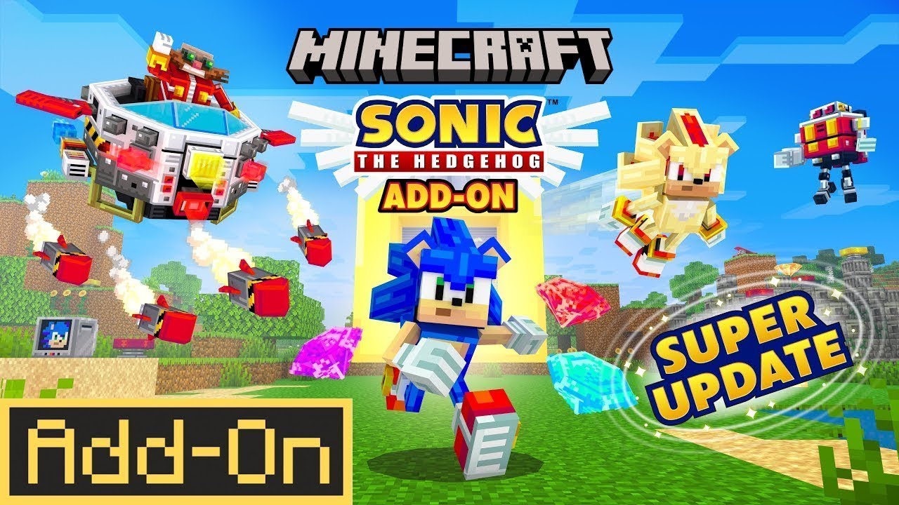 SUPER FORM SONIC 1.1 ADDON: Dr. Eggman Boss Fight in Minecraft Bedrock Editon