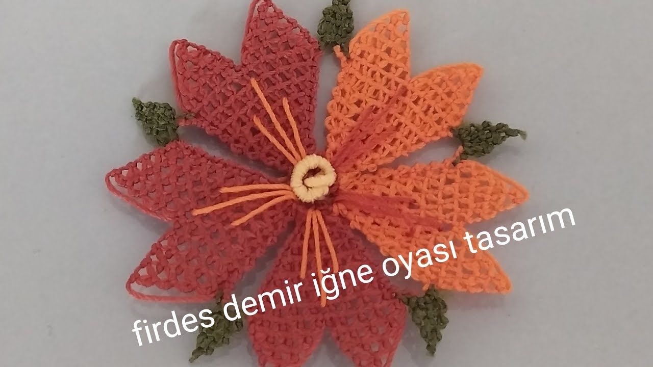 706- kalpli kalpli bir iğne oyası modeli anlatımlı yapılışı