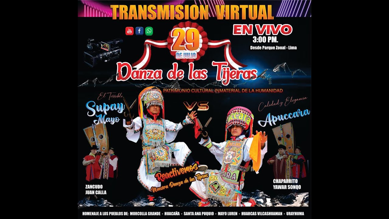 DANZANTES DE TIJERAS AYACUCHO PERÚ SUPAY MAYO VS APUCCARA FULL COMPETENCIA PURITO ALBA