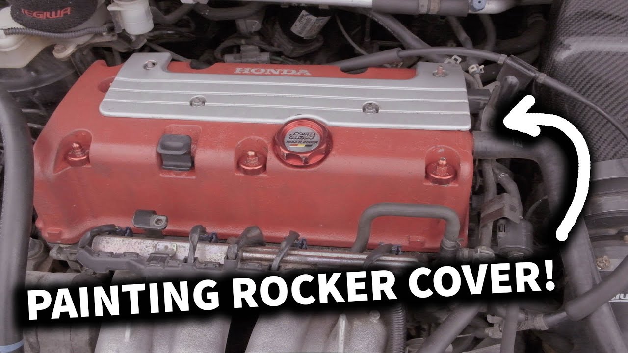 EP3 K20 ROCKER COVER SPRAYING!